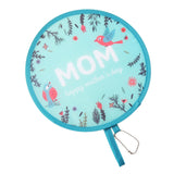 Maxbell Foldable Round Fan Decorative Handheld Fan for Party Favor Show Performances
