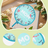 Maxbell Foldable Round Fan Decorative Handheld Fan for Party Favor Show Performances
