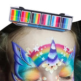 Maxbell Face Body Paint for Kids Washable Facepaint for Carnival Rave Music Festival 24 Colors