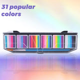 Maxbell Face Body Paint for Kids Washable Facepaint for Carnival Rave Music Festival 31 Colors