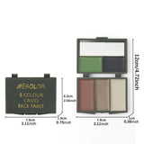 Maxbell Face Body Paint Kit 5 Color Washable Makeup for Party Makeup Carnival Beauty