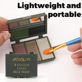Maxbell Face Body Paint Kit 5 Color Washable Makeup for Party Makeup Carnival Beauty