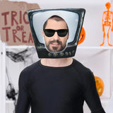 Maxbell Halloween TV Headgear Fashion Dress up Funny for Role Play Cosplay Halloween