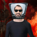 Maxbell Halloween TV Headgear Fashion Dress up Funny for Role Play Cosplay Halloween