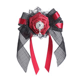 Maxbell Halloween Headdress Artificial Rose Headband for Role Playing Bride Carnival Style A Hair Clip