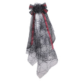 Maxbell Halloween Headdress Artificial Rose Headband for Role Playing Bride Carnival Style C Hair Comb