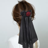 Maxbell Halloween Headdress Artificial Rose Headband for Role Playing Bride Carnival Style E Headband