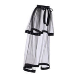Maxbell Women High Low Tutu Skirts Stylish 38.98inch Length for Costume Party Formal Black