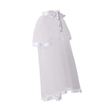 Maxbell Women High Low Tutu Skirts Stylish 38.98inch Length for Costume Party Formal White