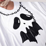 Maxbell Halloween Ghost Costume with Pumpkin Bag for Holiday Birthday