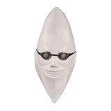 Maxbell Moon Man Mask Latex Mask Trick Head Cover for Dressing up Festive Masquerade