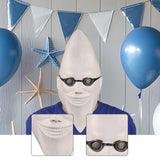 Maxbell Moon Man Mask Latex Mask Trick Head Cover for Dressing up Festive Masquerade