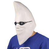 Maxbell Moon Man Mask Latex Mask Trick Head Cover for Dressing up Festive Masquerade