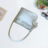 Maxbell Small Shoulder Bag Versatile Trendy Pouch Handbag for Birthday Shopping Work Light Blue