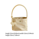 Maxbell Small Shoulder Bag Versatile Trendy Pouch Handbag for Birthday Shopping Work Yellow