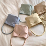 Maxbell Small Shoulder Bag Versatile Trendy Pouch Handbag for Birthday Shopping Work Beige