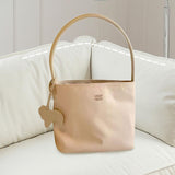 Maxbell Small Shoulder Bag Versatile Trendy Pouch Handbag for Birthday Shopping Work Beige
