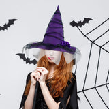 Maxbell Halloween Witch Hat Party Wizard Hat for Halloween Party Carnivals Festivals