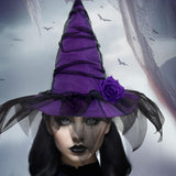 Maxbell Halloween Witch Hat Party Wizard Hat for Halloween Party Carnivals Festivals