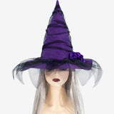 Maxbell Halloween Witch Hat Party Wizard Hat for Halloween Party Carnivals Festivals