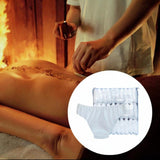 Maxbell 30Pcs Non Woven Briefs Soft Breathable Portable Briefs for SPA Fitness Hotel White