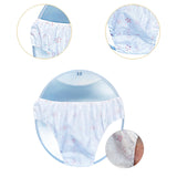 Maxbell 30Pcs Non Woven Briefs Soft Breathable Portable Briefs for SPA Fitness Hotel Floral pattern