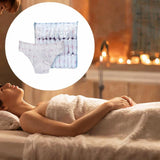 Maxbell 30Pcs Non Woven Briefs Soft Breathable Portable Briefs for SPA Fitness Hotel Floral pattern