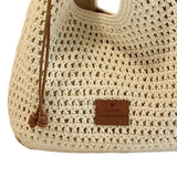 Maxbell Crochet Beach Large Capacity Casual Bohemia Women for Shopping Vacation Work