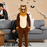 Maxbell Halloween Lion Costume for Adults Performance Men Women Lightweight Dress up