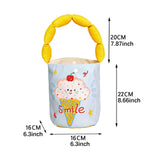 Maxbell Women Bucket Bag Portable Purse Casual Cute Handbag for Gift Holiday Festive Ice Cream Pattern
