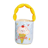 Maxbell Women Bucket Bag Portable Purse Casual Cute Handbag for Gift Holiday Festive Ice Cream Pattern