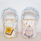 Maxbell Women Bucket Bag Portable Purse Casual Cute Handbag for Gift Holiday Festive Bread Pattern