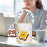 Maxbell Women Bucket Bag Portable Purse Casual Cute Handbag for Gift Holiday Festive Bread Pattern