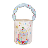 Maxbell Women Bucket Bag Portable Purse Casual Cute Handbag for Gift Holiday Festive Cake Pattern