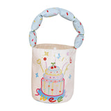 Maxbell Women Bucket Bag Portable Purse Casual Cute Handbag for Gift Holiday Festive Cake Pattern