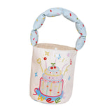 Maxbell Women Bucket Bag Portable Purse Casual Cute Handbag for Gift Holiday Festive Cake Pattern