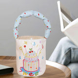 Maxbell Women Bucket Bag Portable Purse Casual Cute Handbag for Gift Holiday Festive Cake Pattern