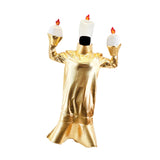 Maxbell Candlelight Dinner Theme Costume Festival Dress up Masquerade Cosplay Outfit Candle Shape