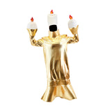Maxbell Candlelight Dinner Theme Costume Festival Dress up Masquerade Cosplay Outfit Candle Shape