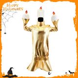 Maxbell Candlelight Dinner Theme Costume Festival Dress up Masquerade Cosplay Outfit Candle Shape