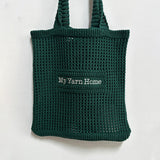 Maxbell Women Crochet Bag Satchel Trendy Beach Tote Bag for Outdoor Picnic Traveling Green