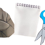 Maxbell Rock Paper Scissors Costume Set Halloween Props Family Outfit for Masquerade