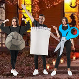 Maxbell Rock Paper Scissors Costume Set Halloween Props Family Outfit for Masquerade