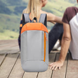 Maxbell Travel Backpack Waterproof Trekking Pack Camping Bag for Men Women Weekender Orange Gray