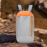 Maxbell Travel Backpack Waterproof Trekking Pack Camping Bag for Men Women Weekender Orange Gray