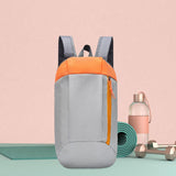 Maxbell Travel Backpack Waterproof Trekking Pack Camping Bag for Men Women Weekender Orange Gray