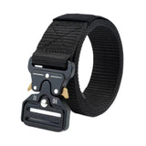 Maxbell Webbing Belt Adjustable Activities Work Heavy Duty Quick Release Buckle Belt Black