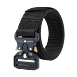 Maxbell Webbing Belt Adjustable Activities Work Heavy Duty Quick Release Buckle Belt Black