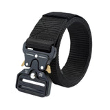 Maxbell Webbing Belt Adjustable Activities Work Heavy Duty Quick Release Buckle Belt Black