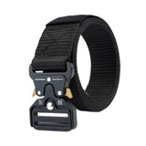 Maxbell Webbing Belt Adjustable Activities Work Heavy Duty Quick Release Buckle Belt Black